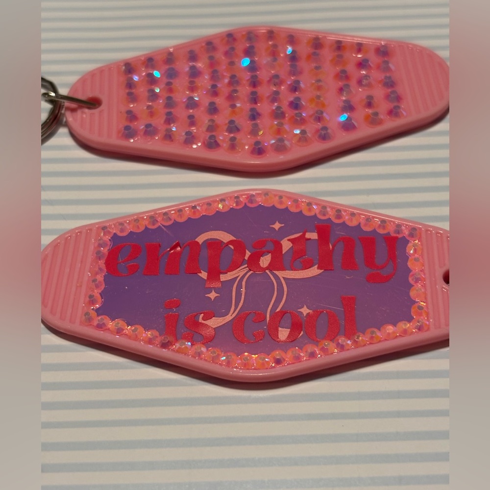 Pink Empathy Keychain